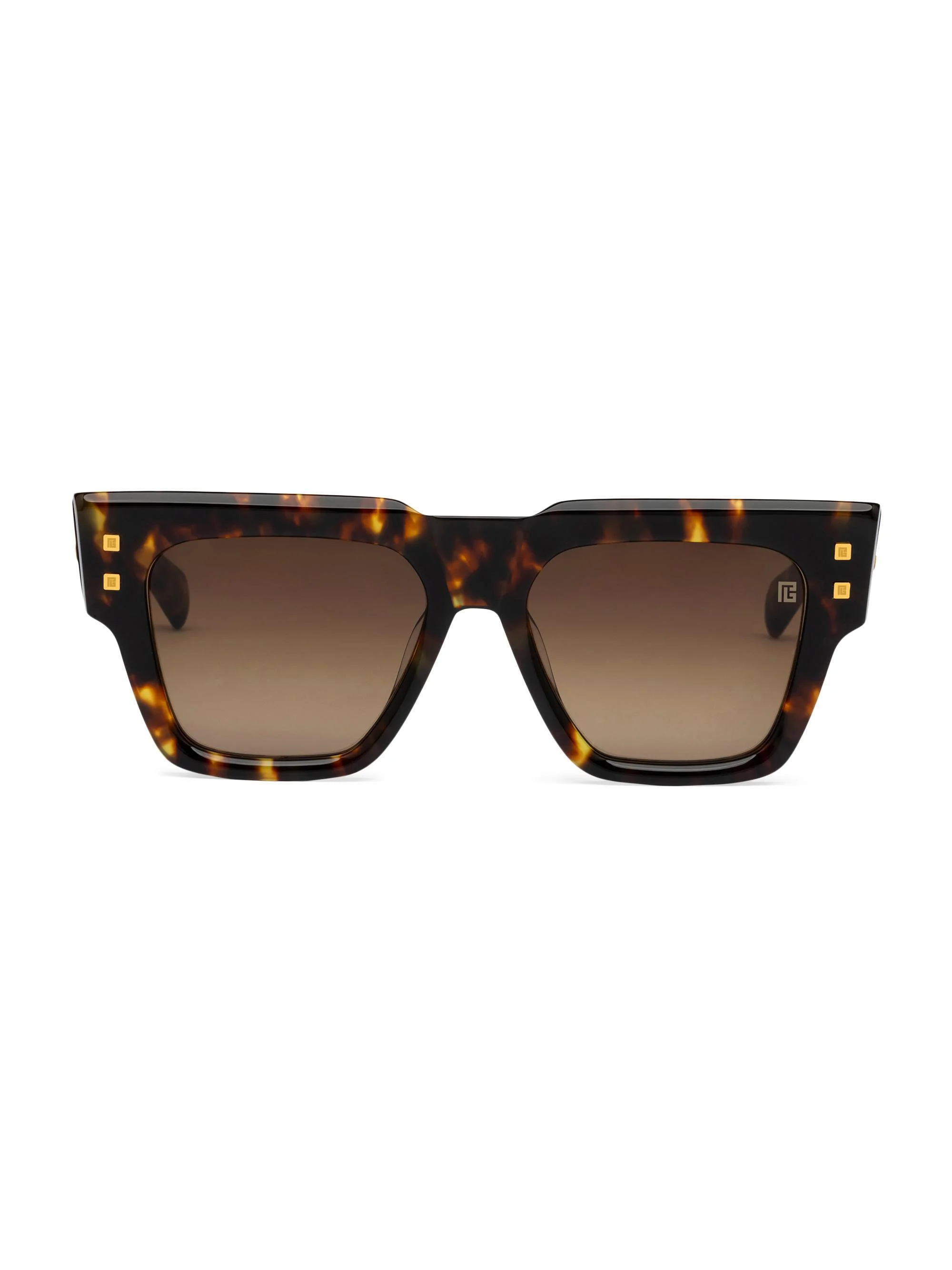 Women's B-Army 52MM Geometric Sunglasses - Brown Gold Brown - 1