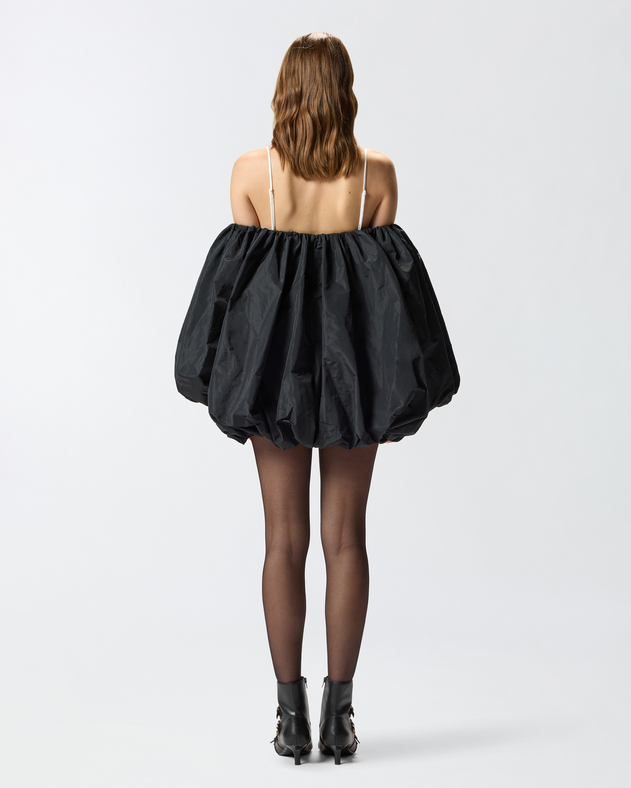 BALLOON-EFFECT MINI DRESS - 4