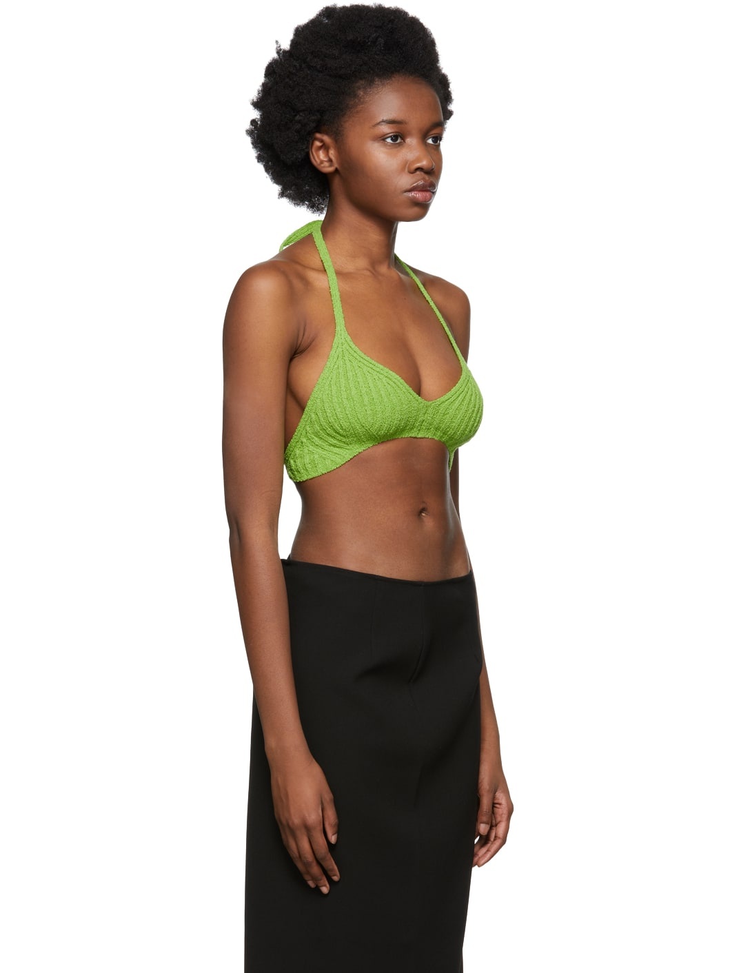 Green Knit Tank Top - 2