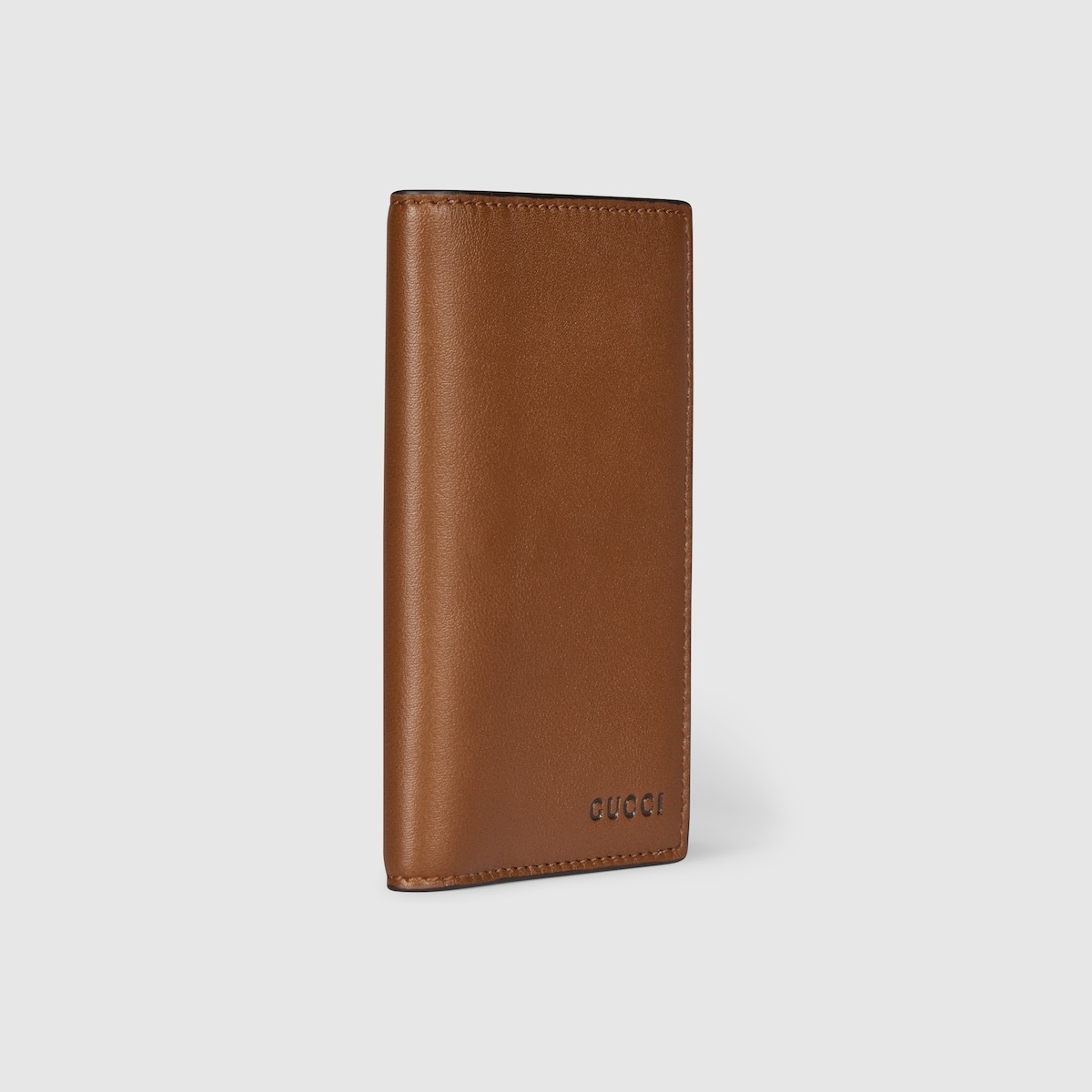 GG Emblem bi-fold embossed card case - 3
