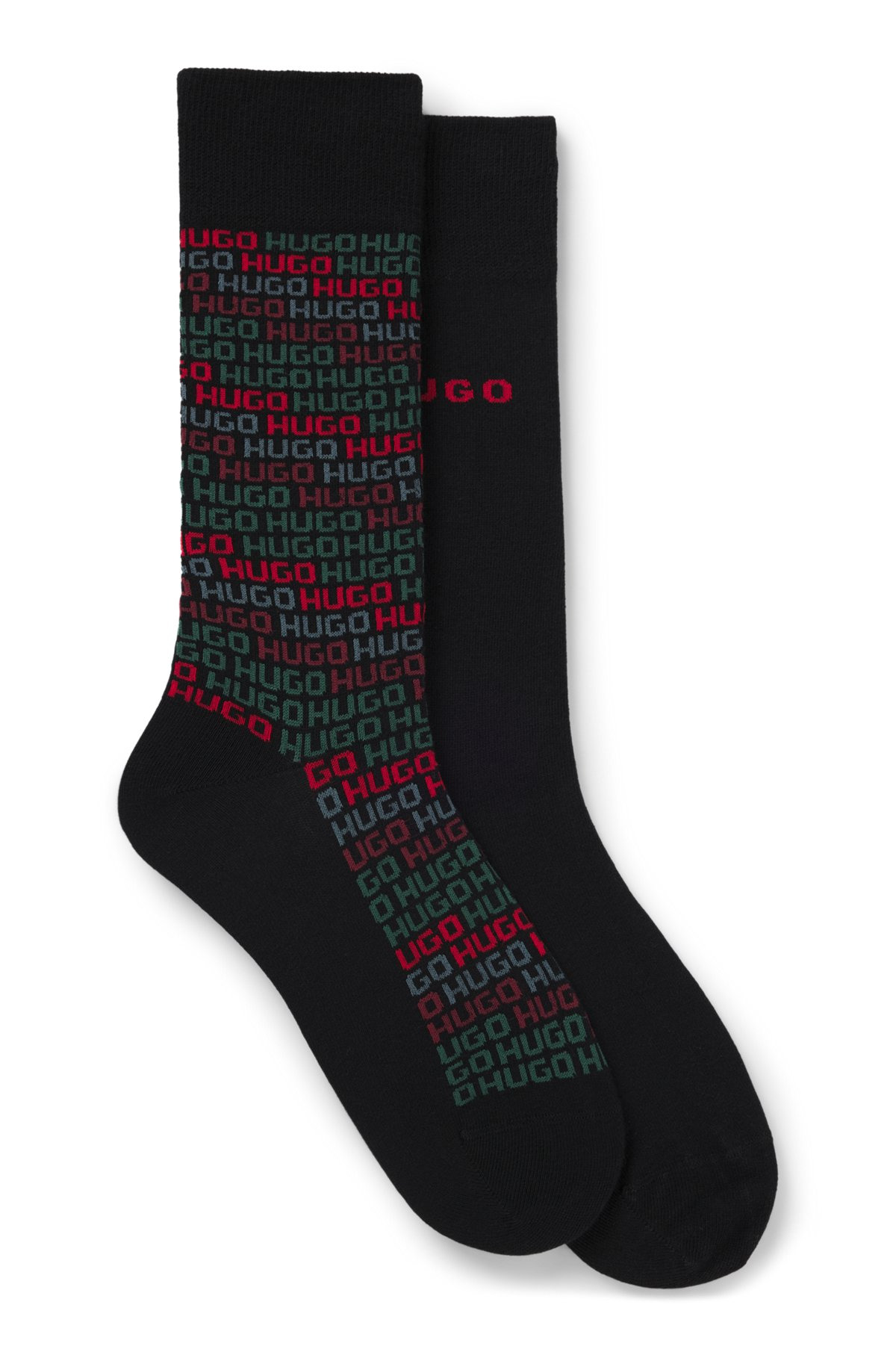 TWO-PACK OF REGULAR-LENGTH SOCKS WITH LOGO DETAILS - 1