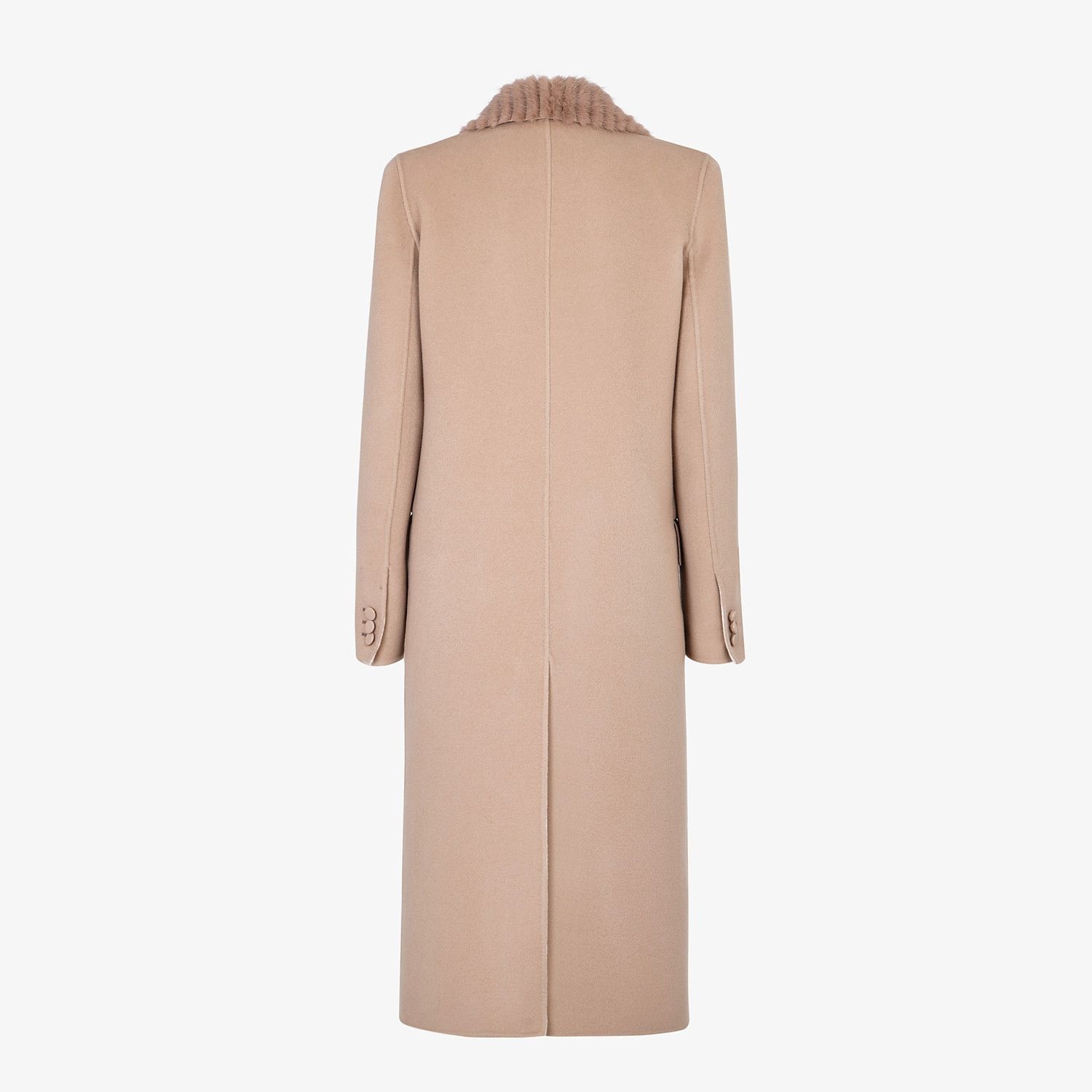 Beige cashmere coat - 2