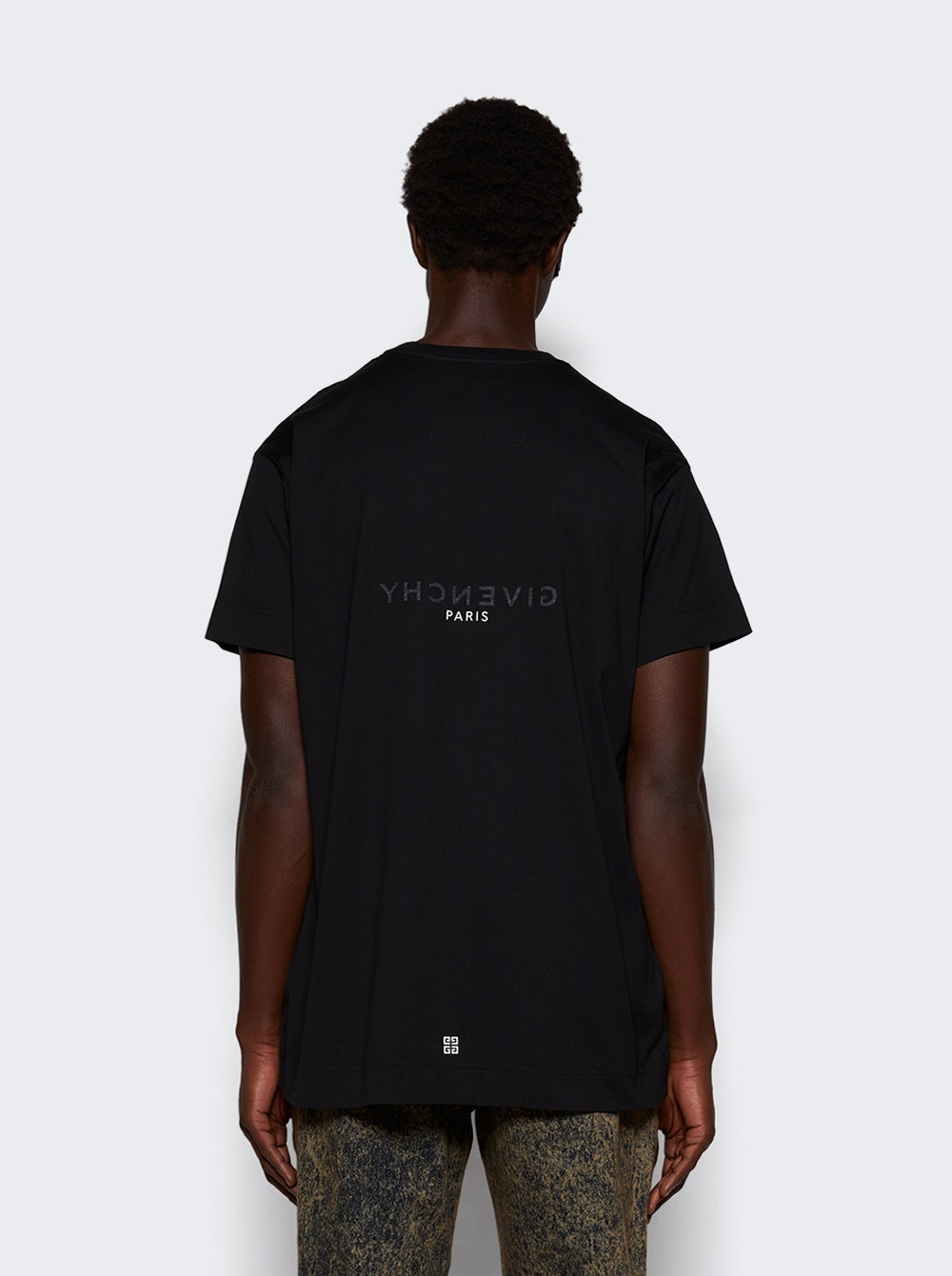 Reverse Print Tee Black - 5
