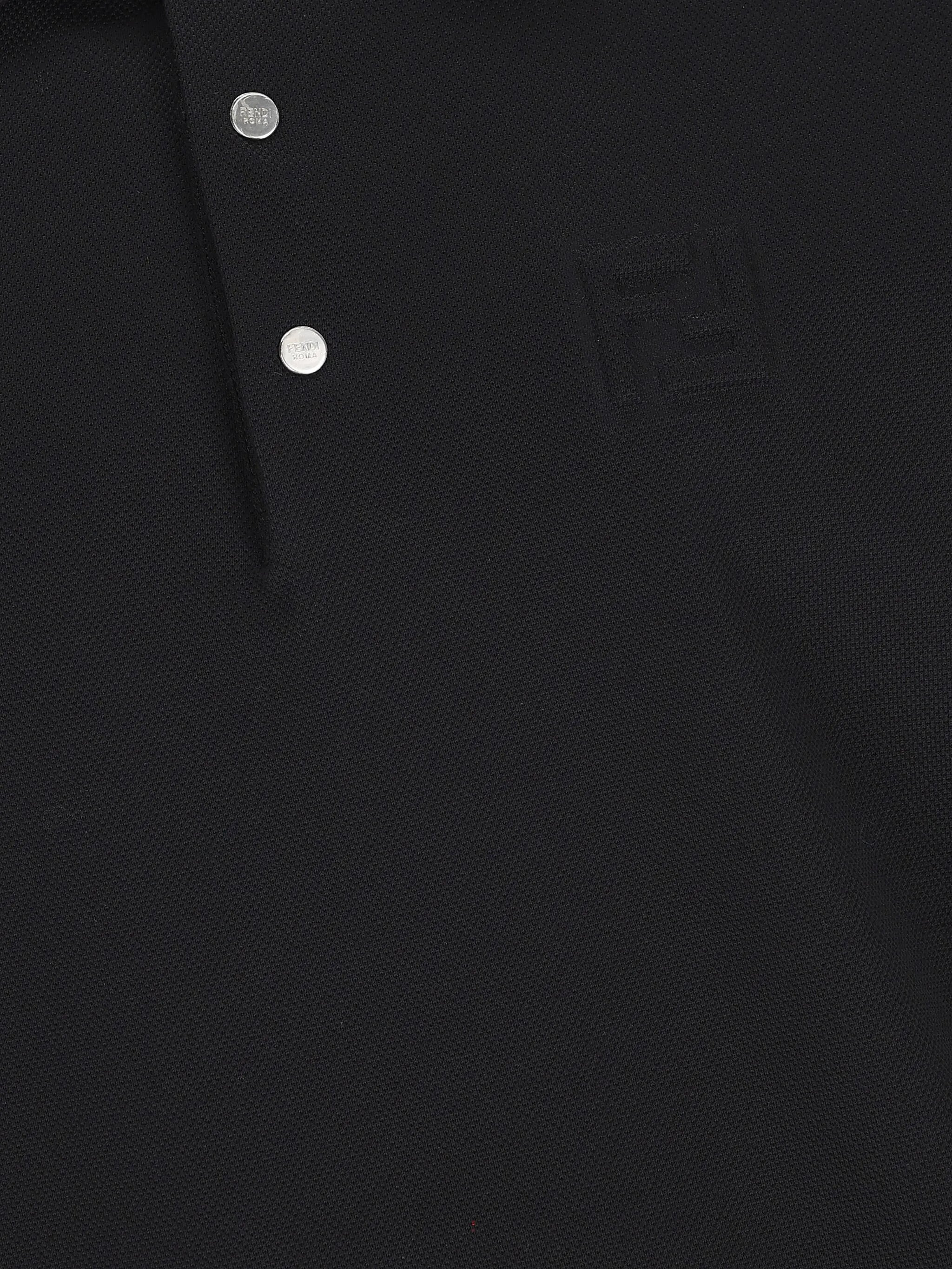 embossed-logo piqué polo shirt - 3