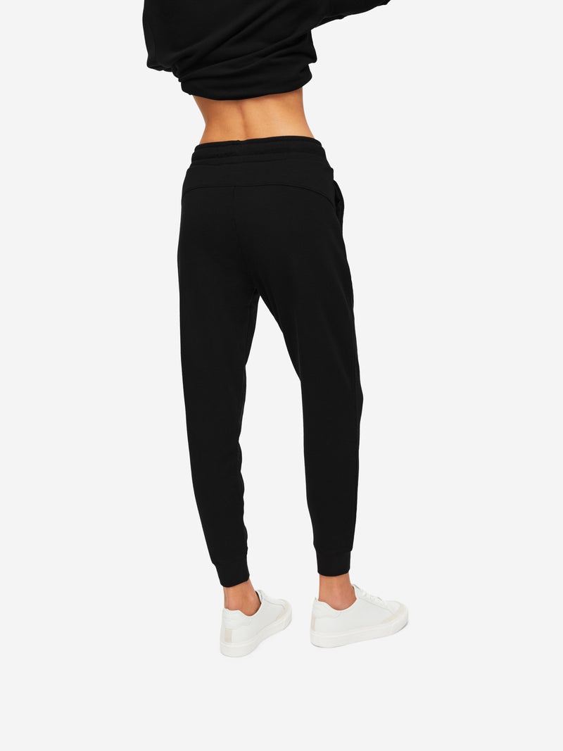 Women's Sweatpants Quinn Cotton Modal Black - 6