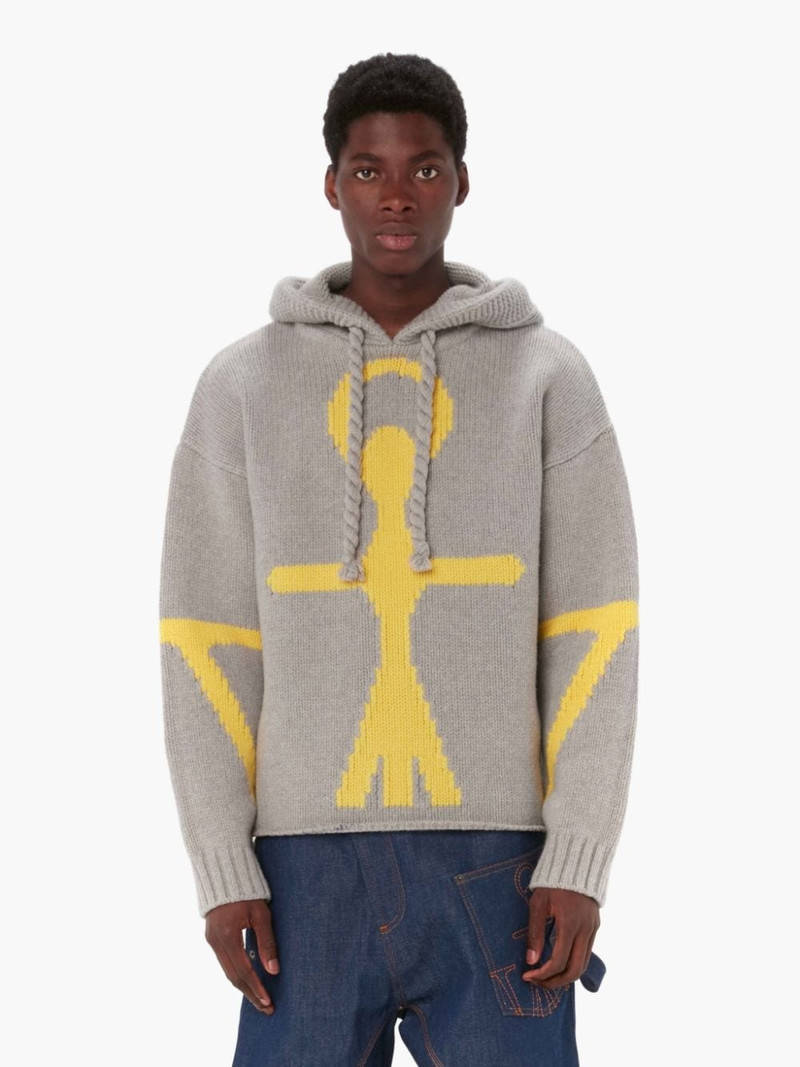 JW Anderson JWA ANCHOR LOGO HOODIE outlook