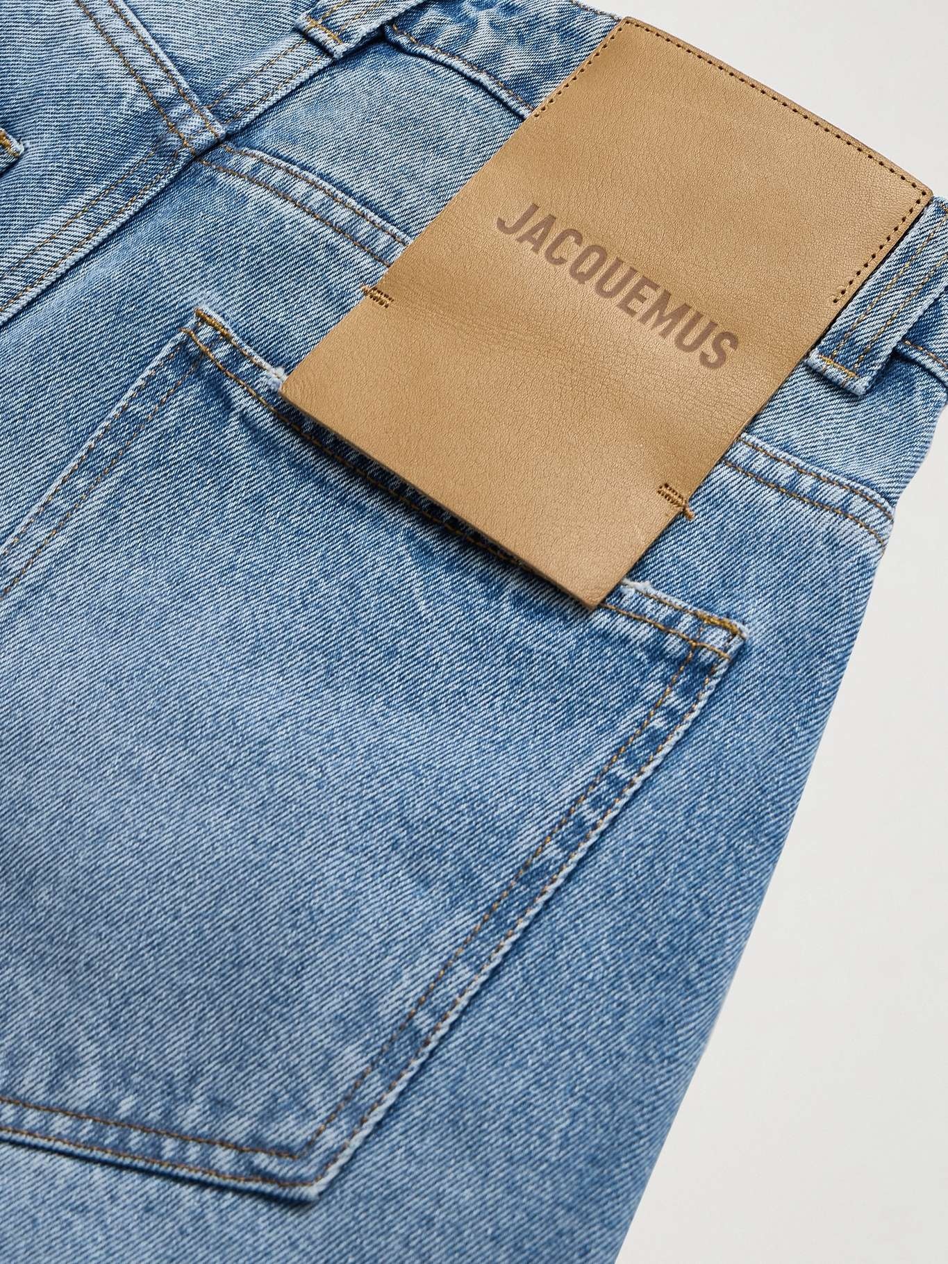 Le De-Nîmes recycled high-rise wide-leg jeans - 6