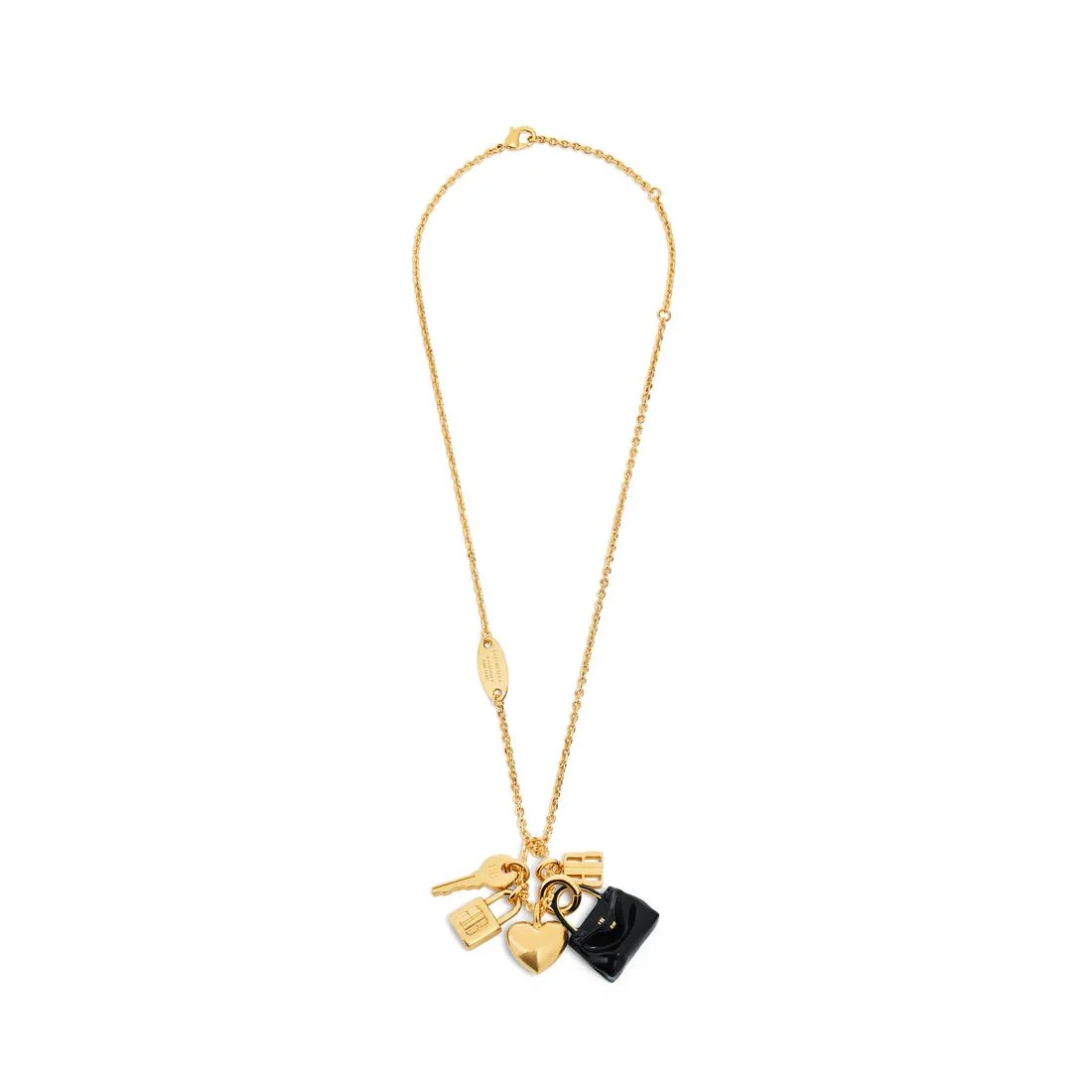 Women's Carousel Rodeo Collector Necklace in Gold/black - 1