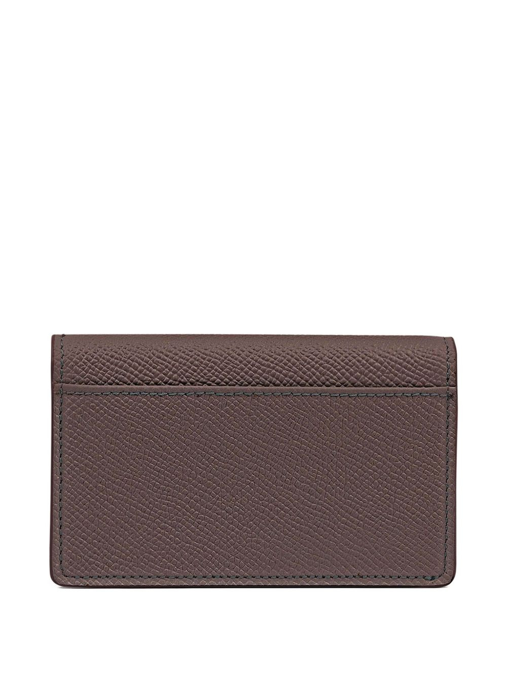 logo leather wallet - 2
