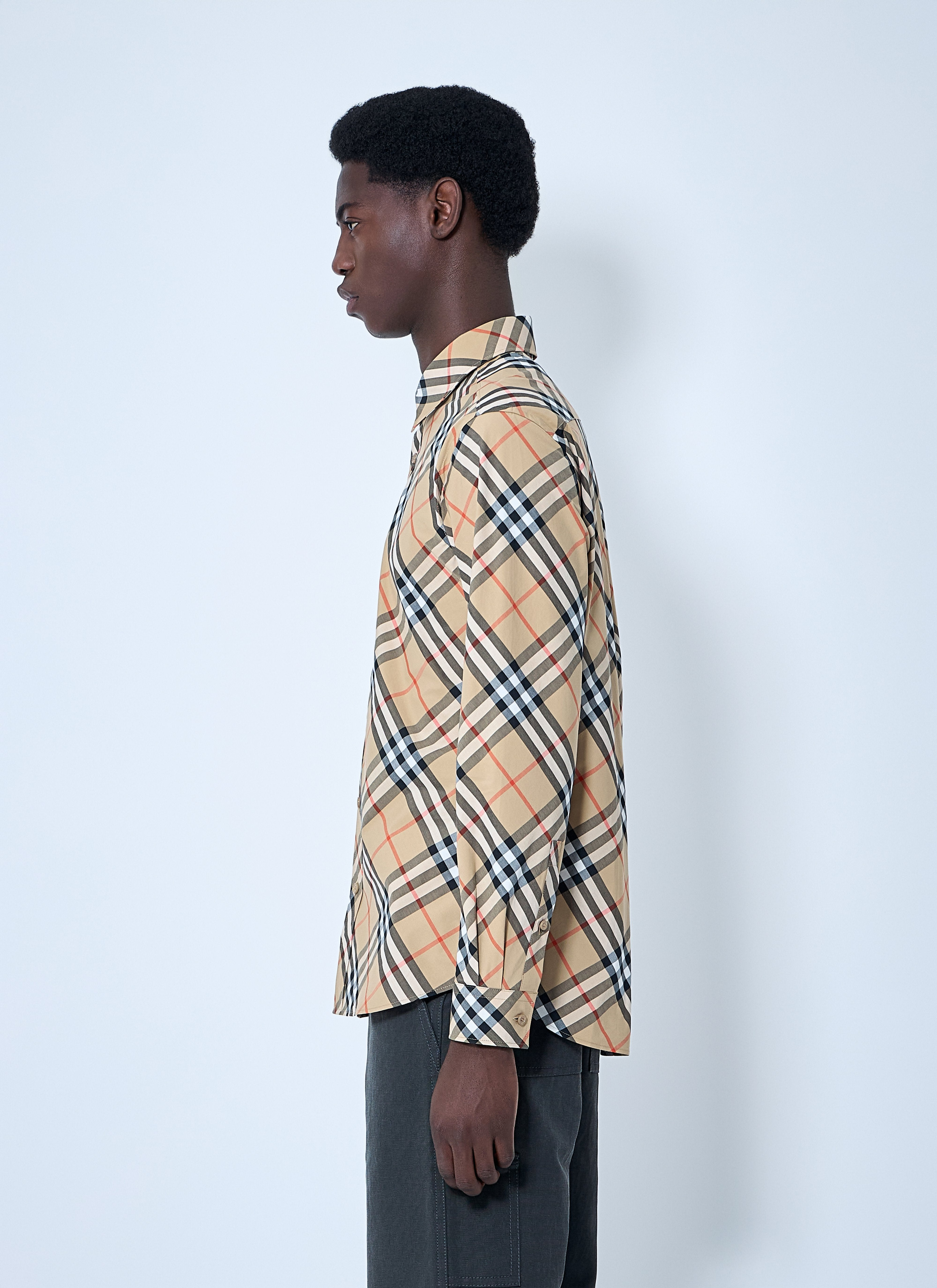 Burberry Men Check Shirt - 3