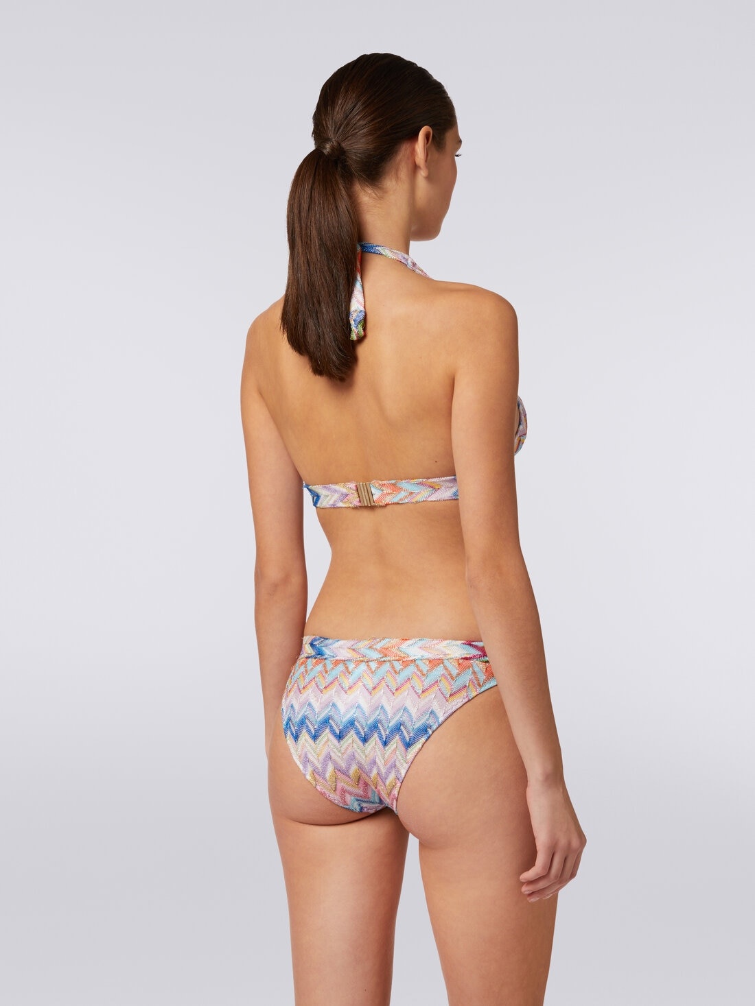 Bikini in zigzag viscose with lurex - 4