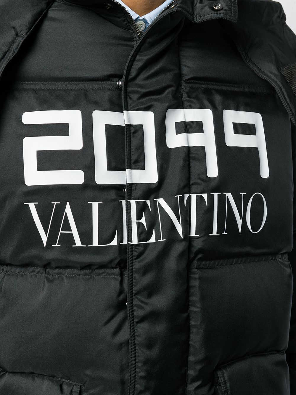 2099 log-print down jacket - 5