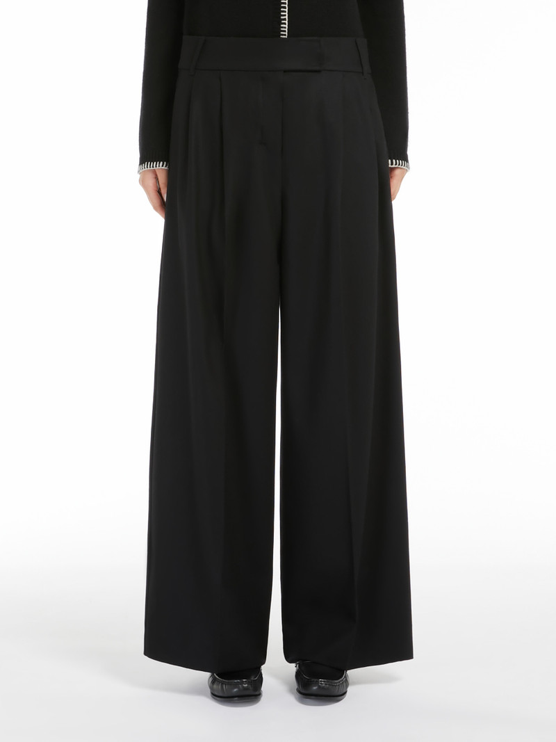 CARMEN Flannel wide-leg trousers 3