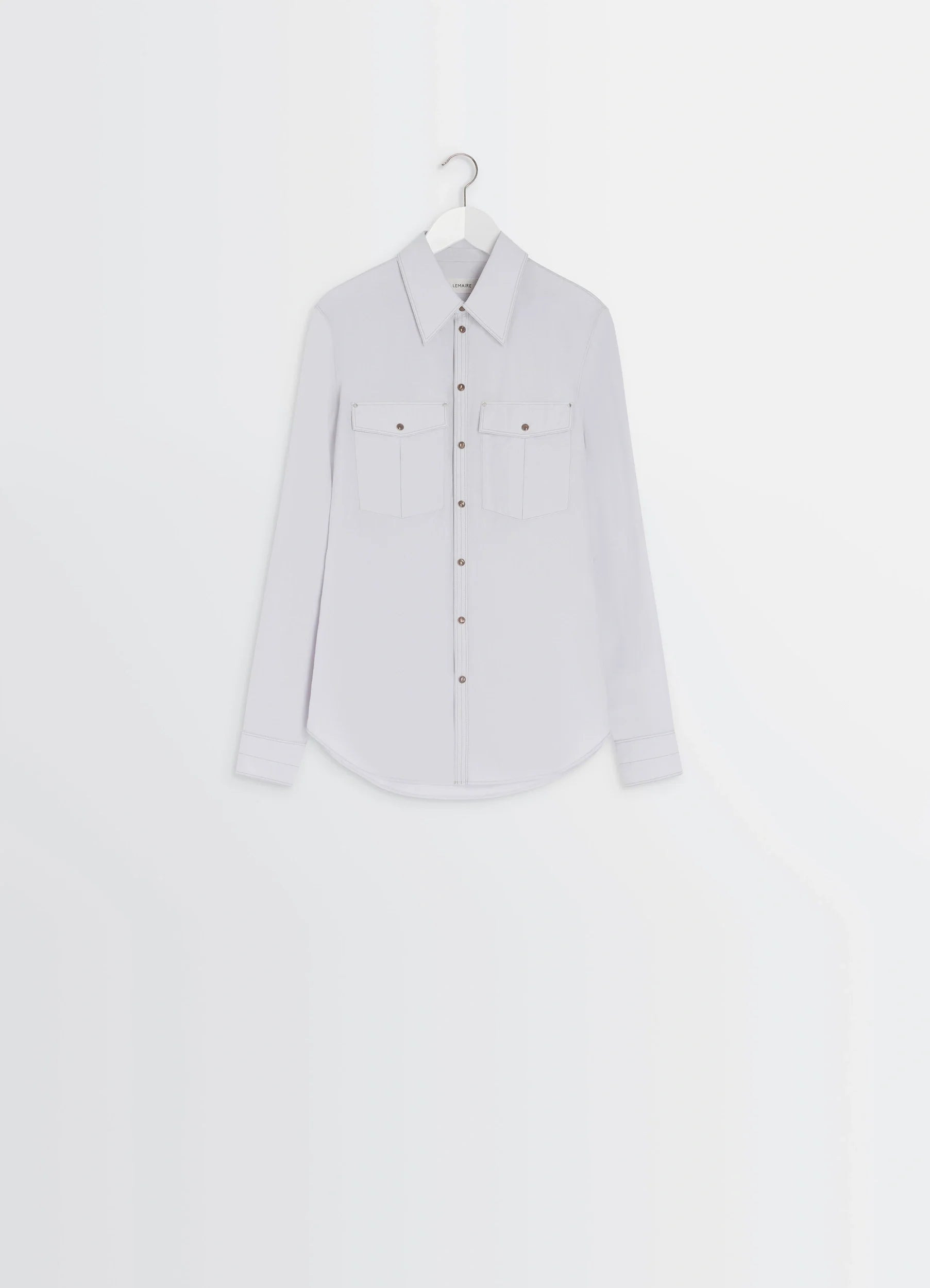CHEST-POCKET FITTED SHIRT - 4