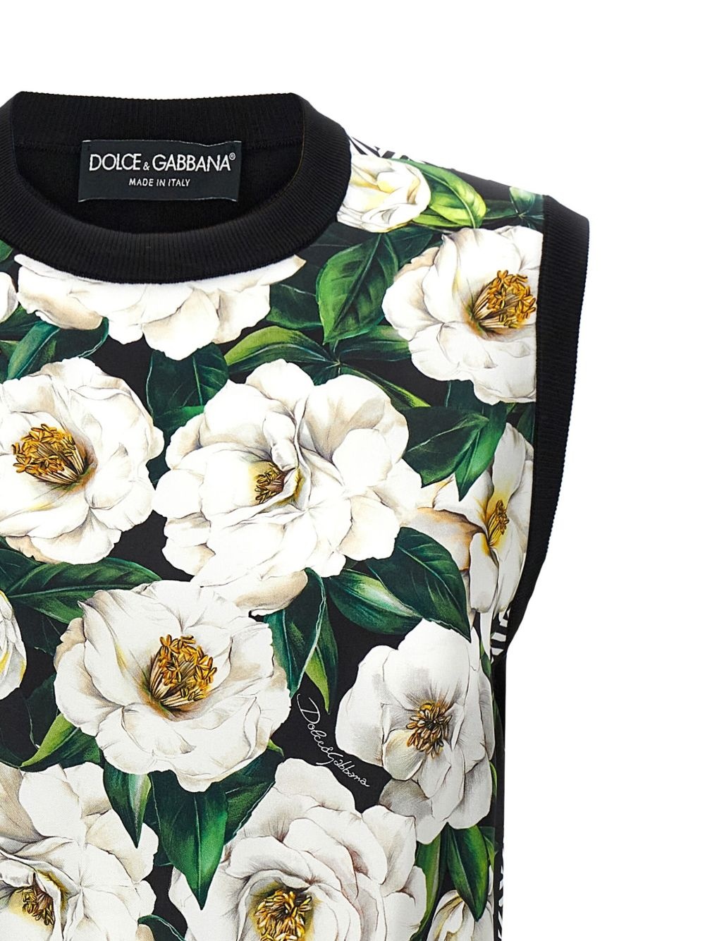 floral-print vest - 3
