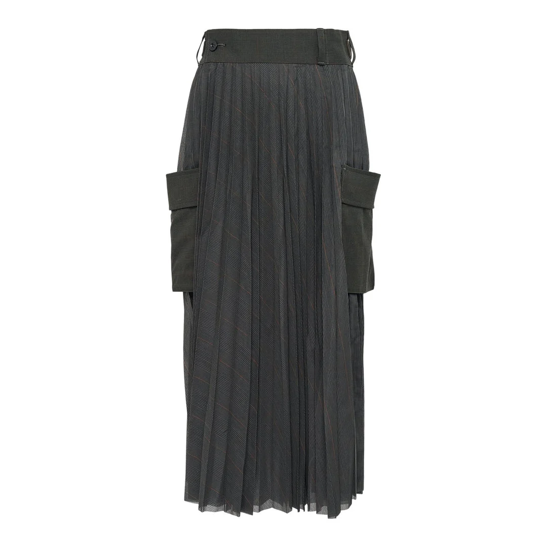 Glen Check Skirt - 1