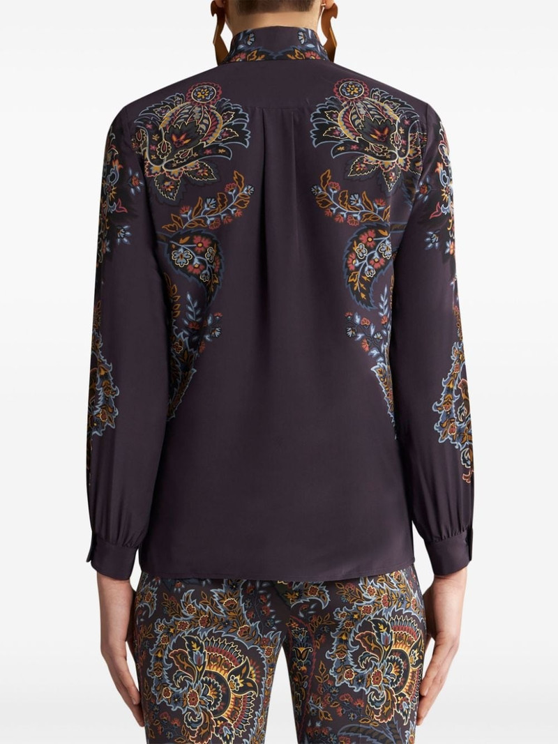 paisley-print silk shirt 4