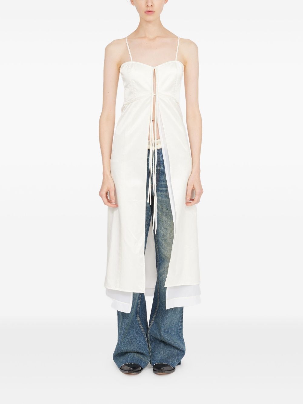 sleeveless midi dress - 2