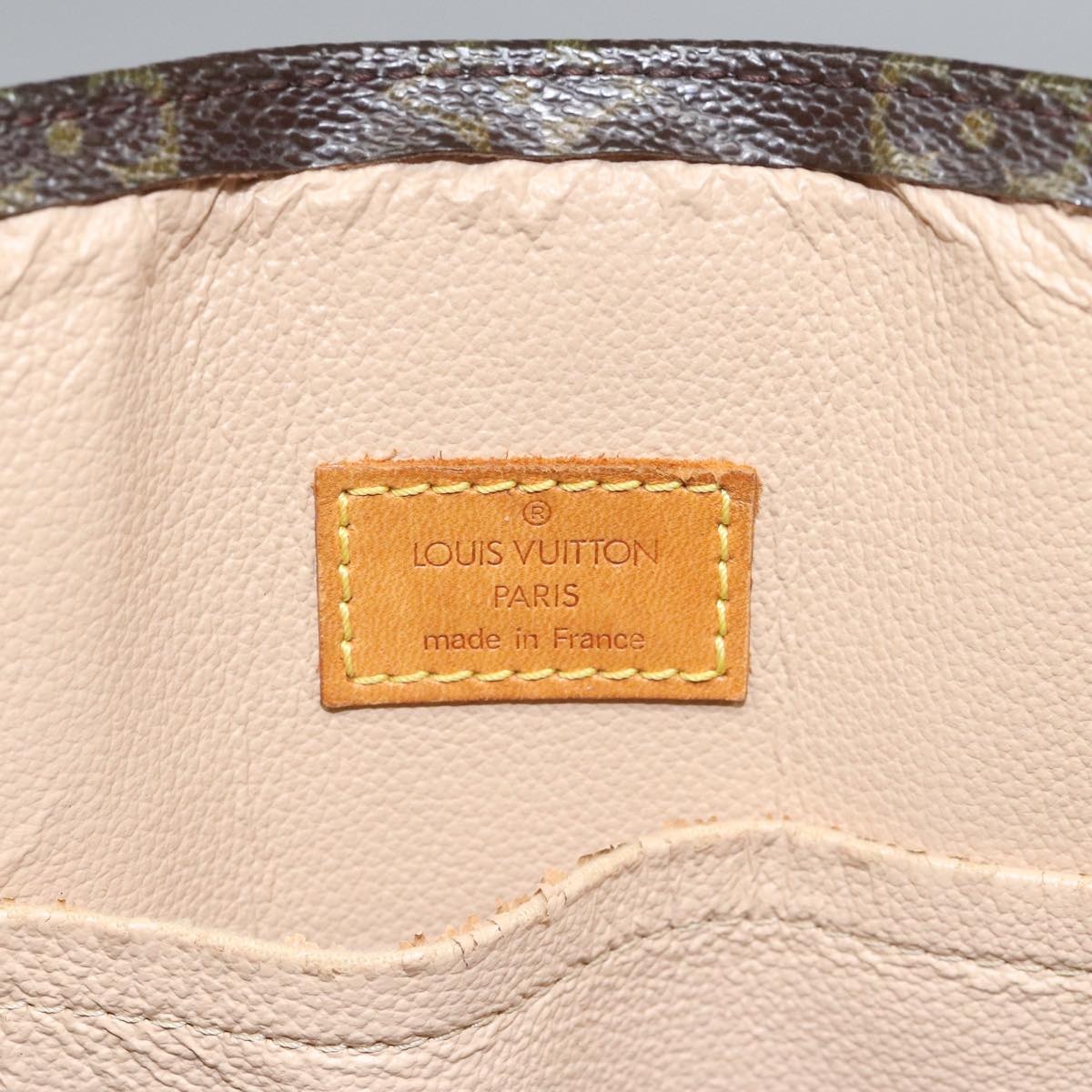 LOUIS VUITTON Monogram Sac Plat Hand Bag M51140 - 14