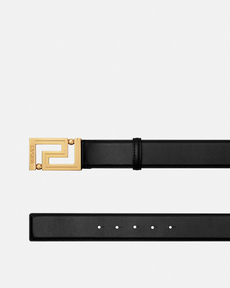 VERSACE Greca Leather Belt 4 cm outlook