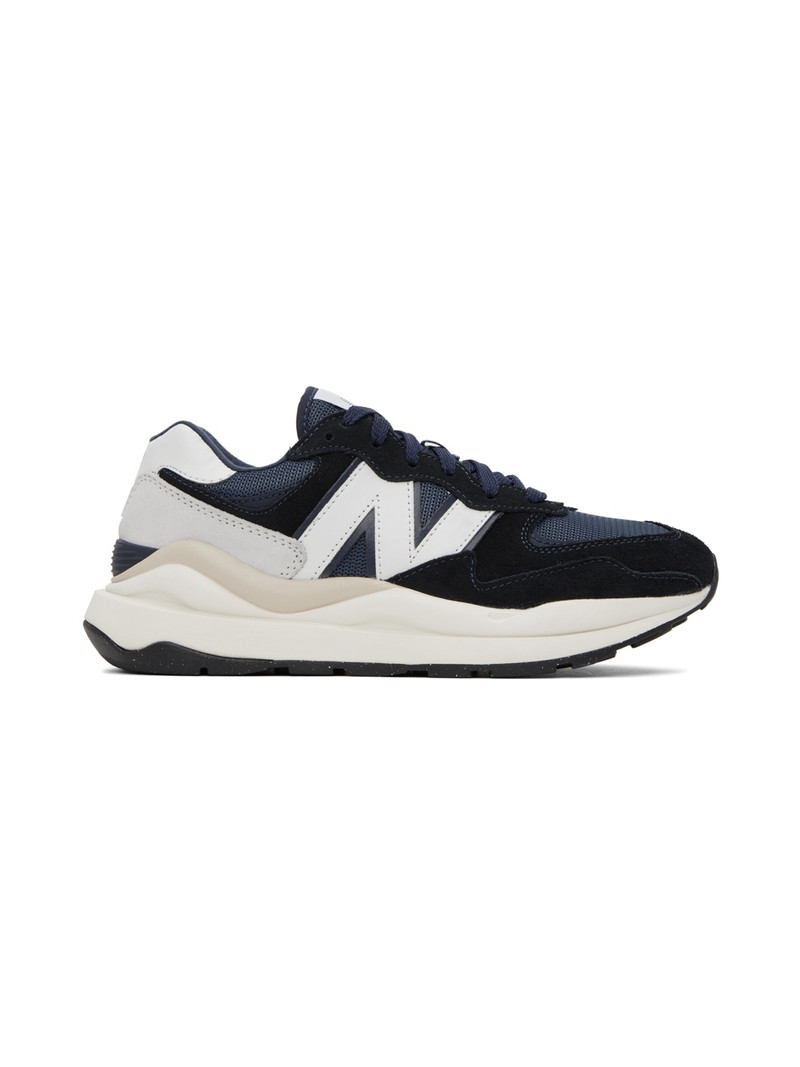 Black & Navy 5740 Sneakers - 1