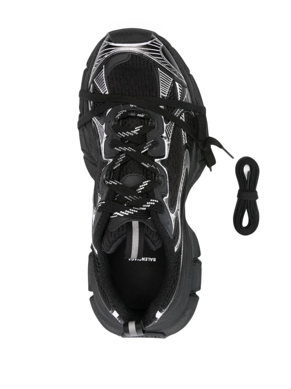 3XL mesh-panel sneakers - 4