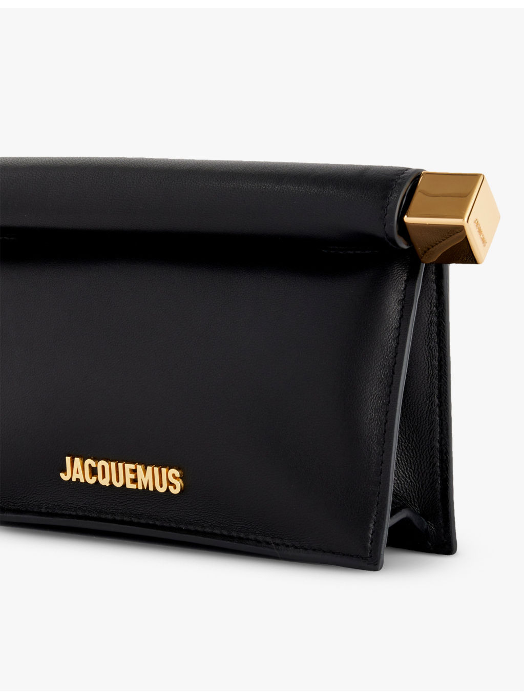 La Petite Pochette Rond leather clutch bag - 3