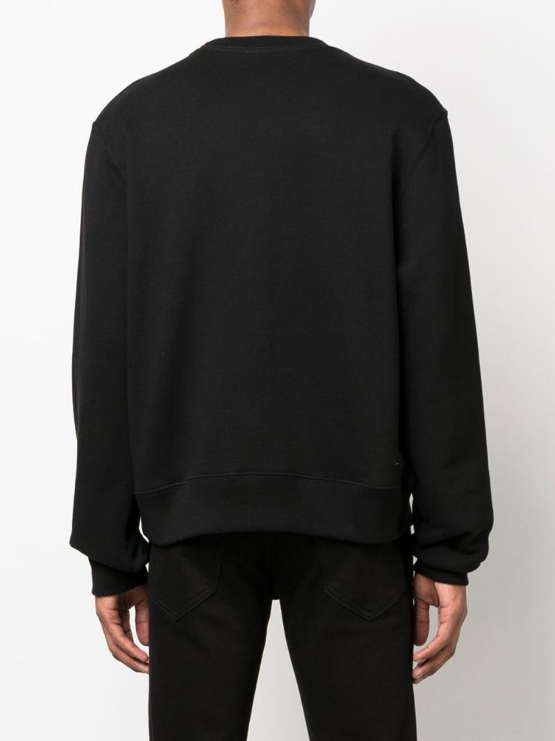 logo-print crew-neck sweatshirt - 4