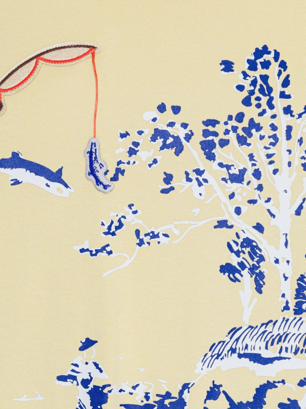 fishing-scene print T-shirt - 3