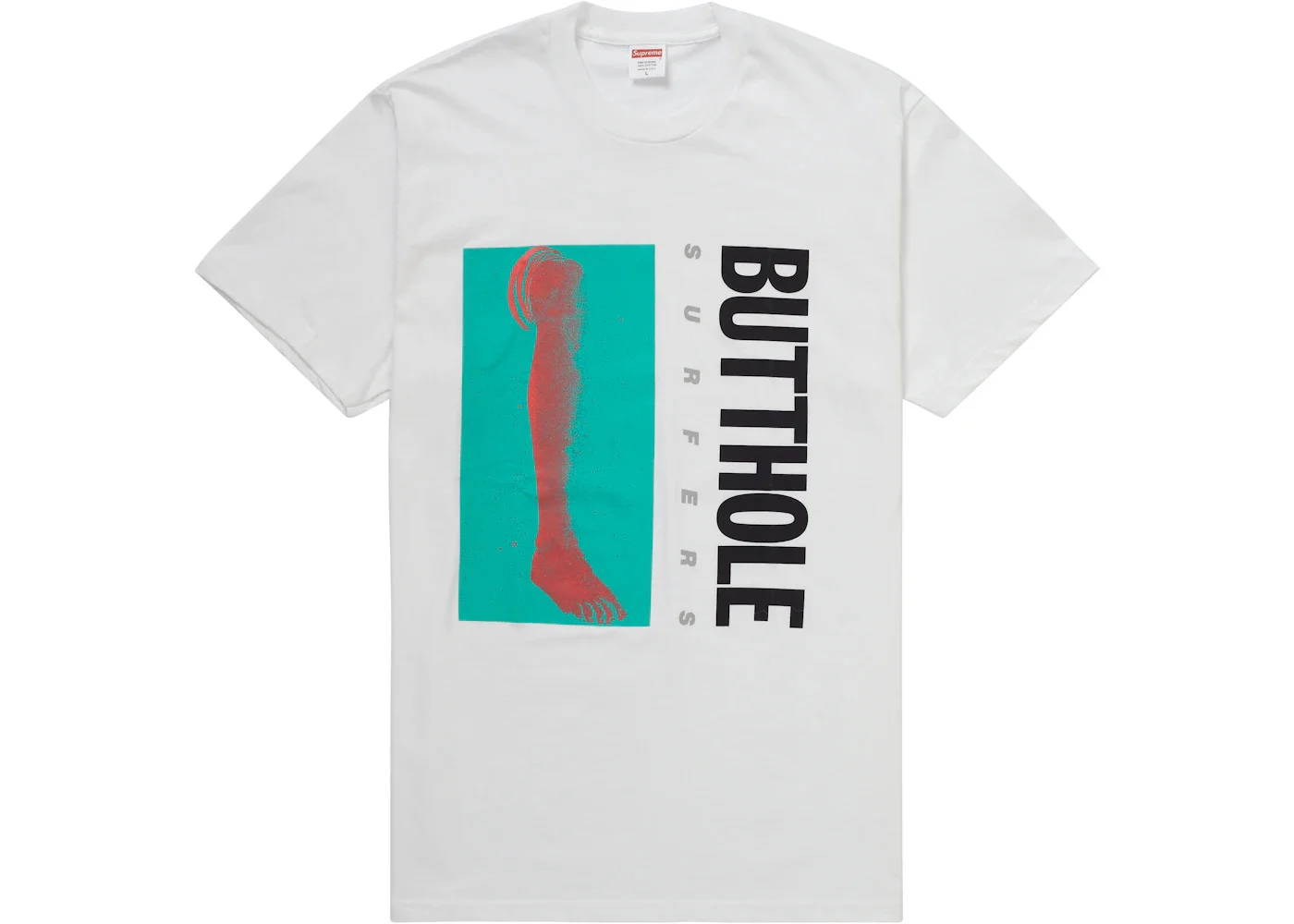 Supreme Butthole Surfers Leg Tee White - 1