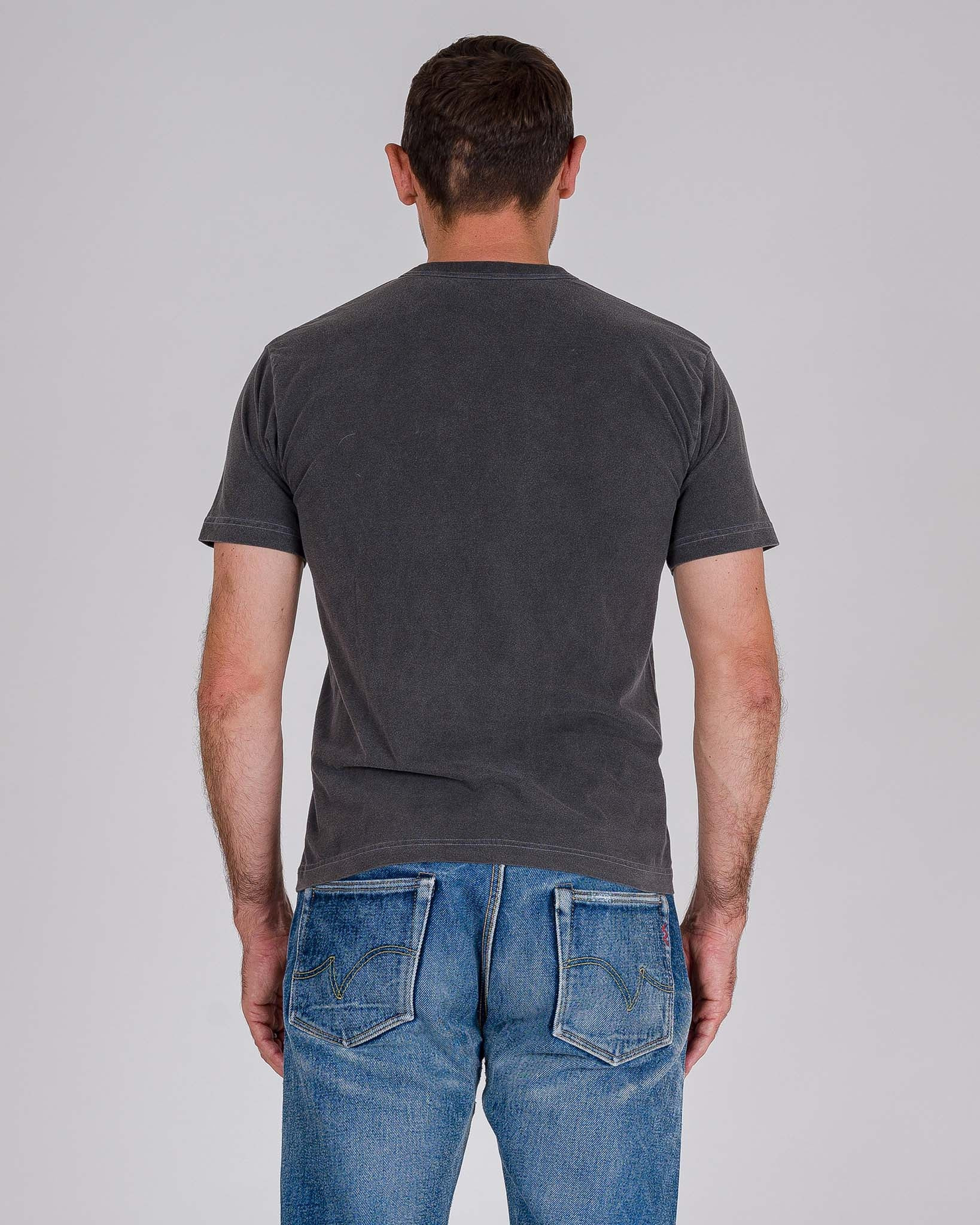 UTIL-CHA UTILITEES - 5.5oz Loopwheel Crew Neck T-Shirt - Charcoal - 3