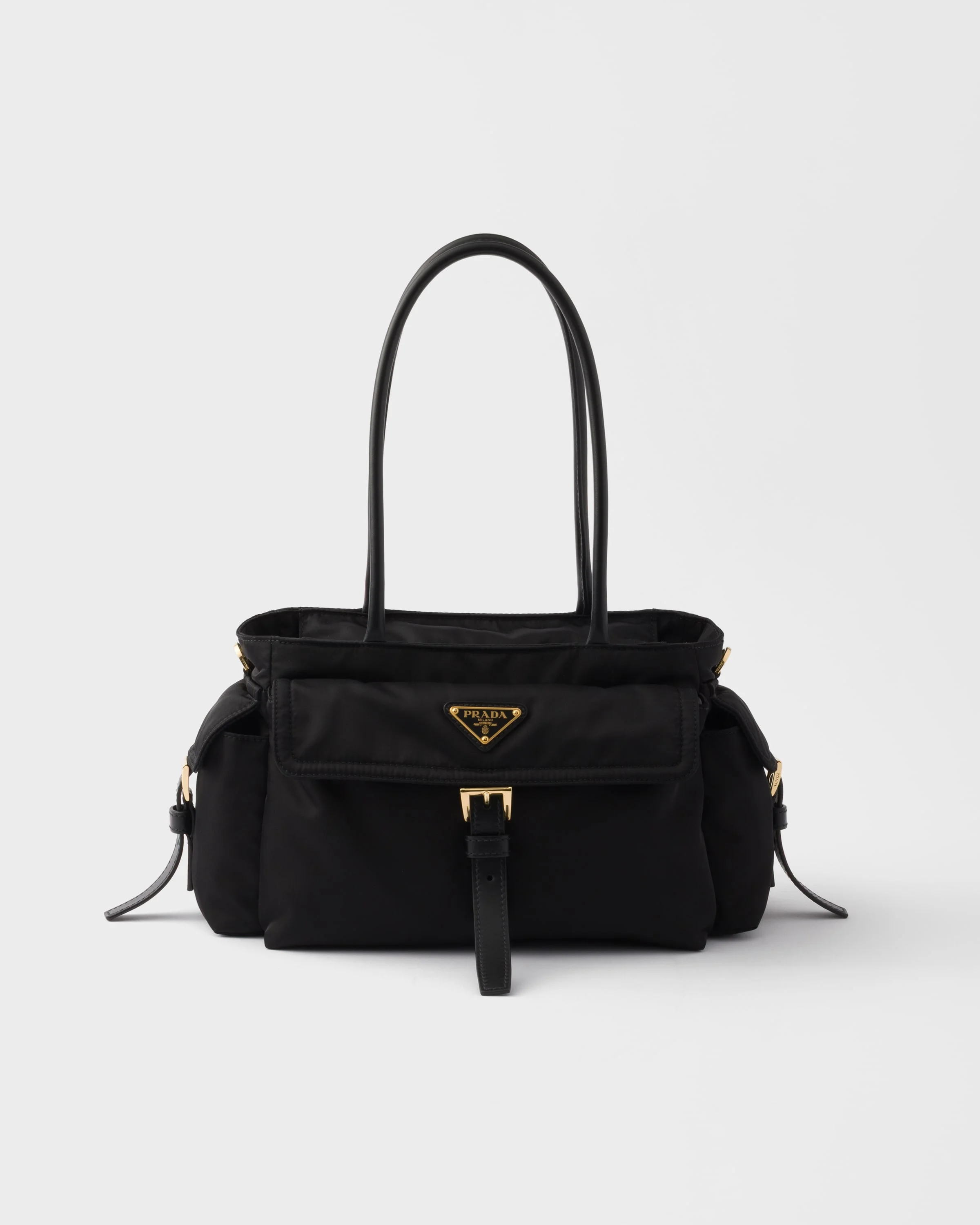 Prada Explore medium Re-Nylon and leather tote bag - 1