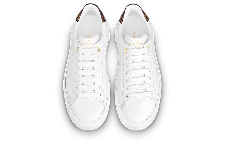 (WMNS) LOUIS VUITTON Time Out Sneakers 'White Monogram' 1A8VYE - 3