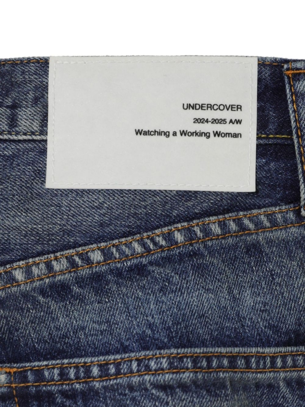 distressed straight-leg trousers - 6