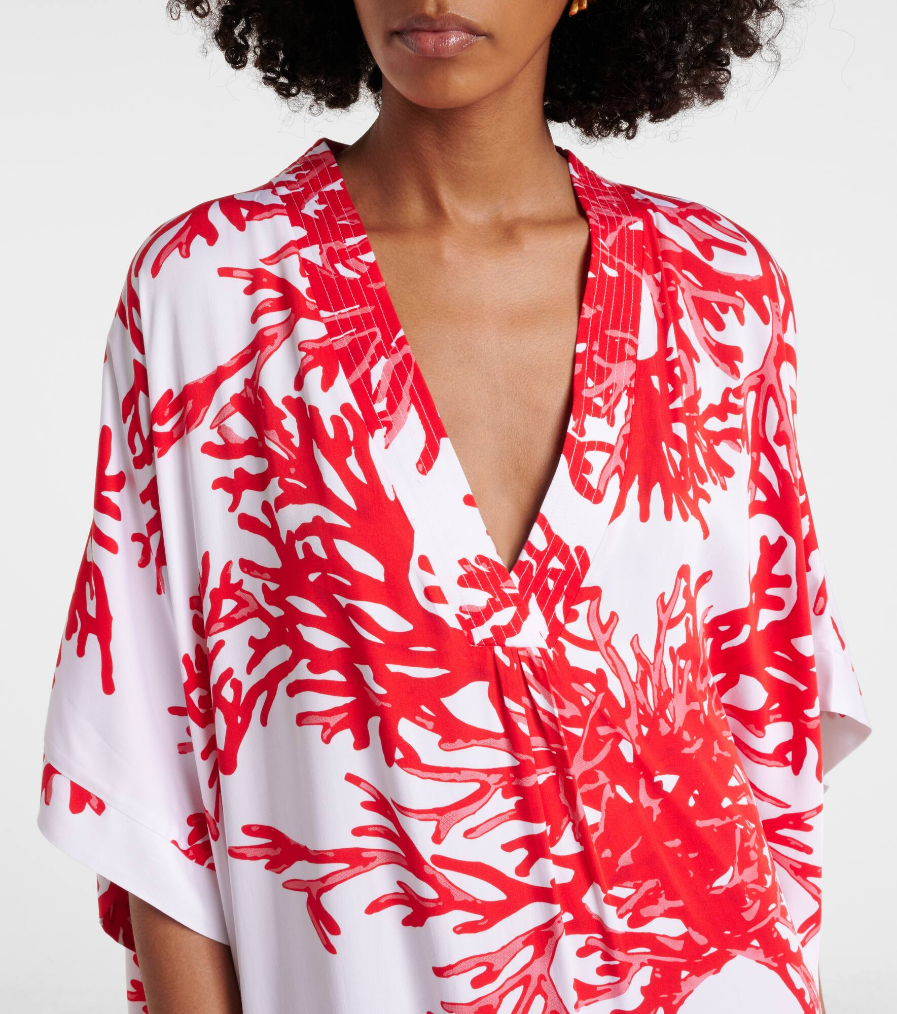 Vanessa printed kaftan - 4