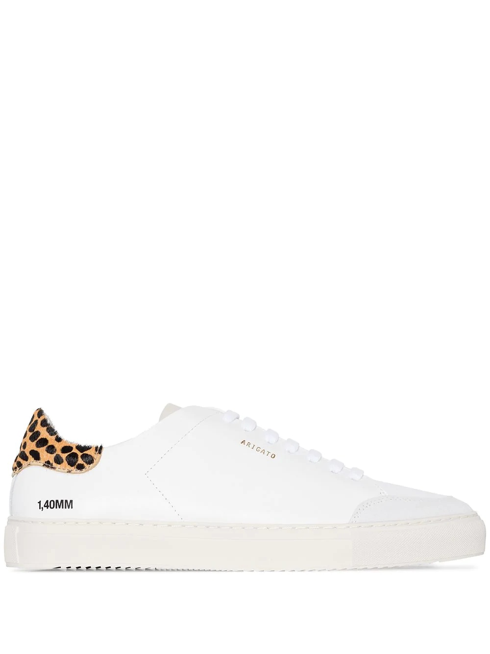 90mm leopard-print leather sneakers - 1