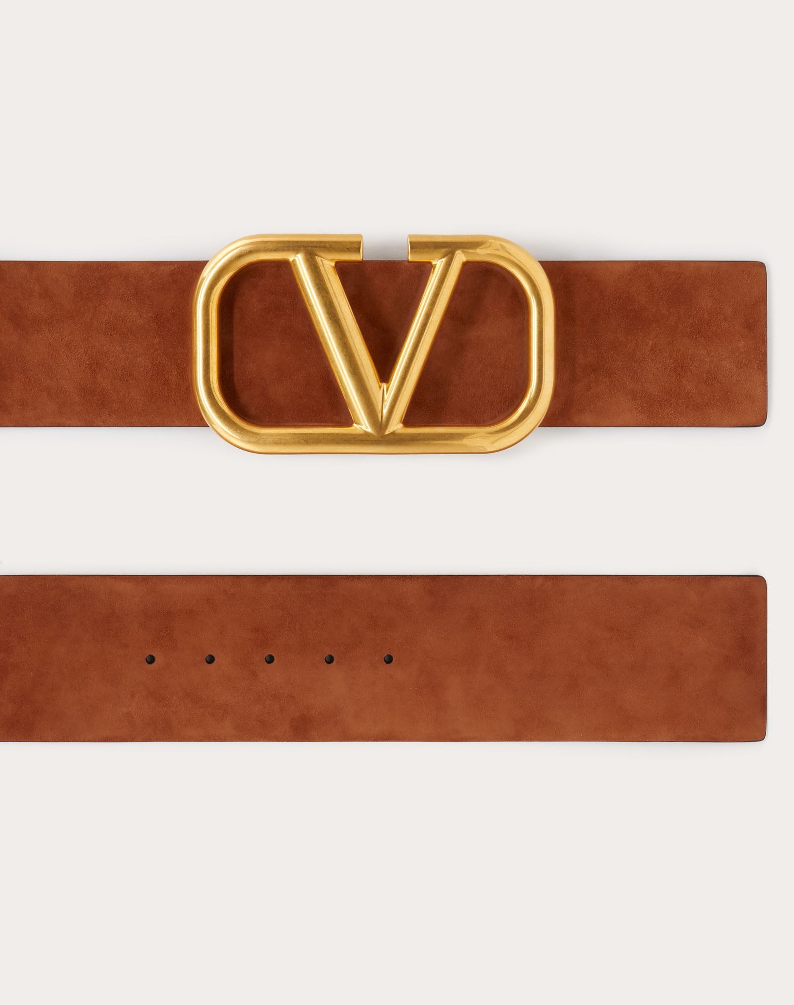 VLOGO SIGNATURE SUEDE LEATHER BELT 70 MM / 2.8 IN. - 3