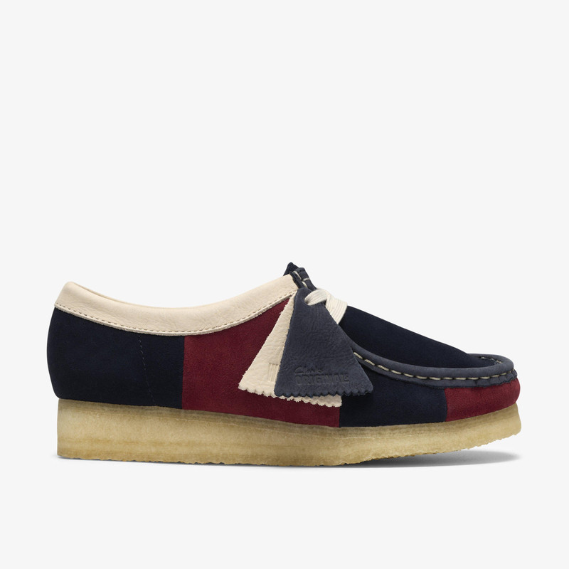 Wallabee Navy Stripe 1