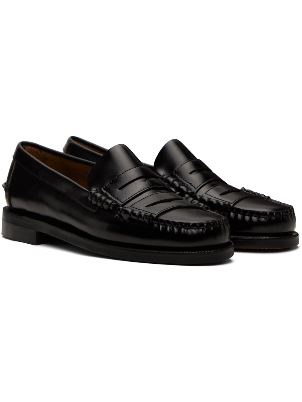 Black Sebago Edition Double Penny Dan Loafers - 4