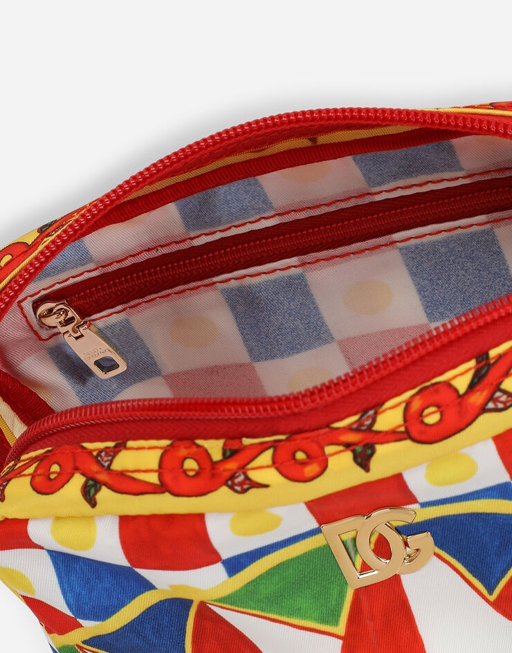 Carretto-print nylon make-up bag - 4