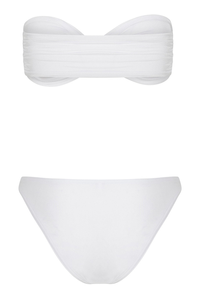 SPRWMN WHITE TWIST BANDEAU TOP outlook