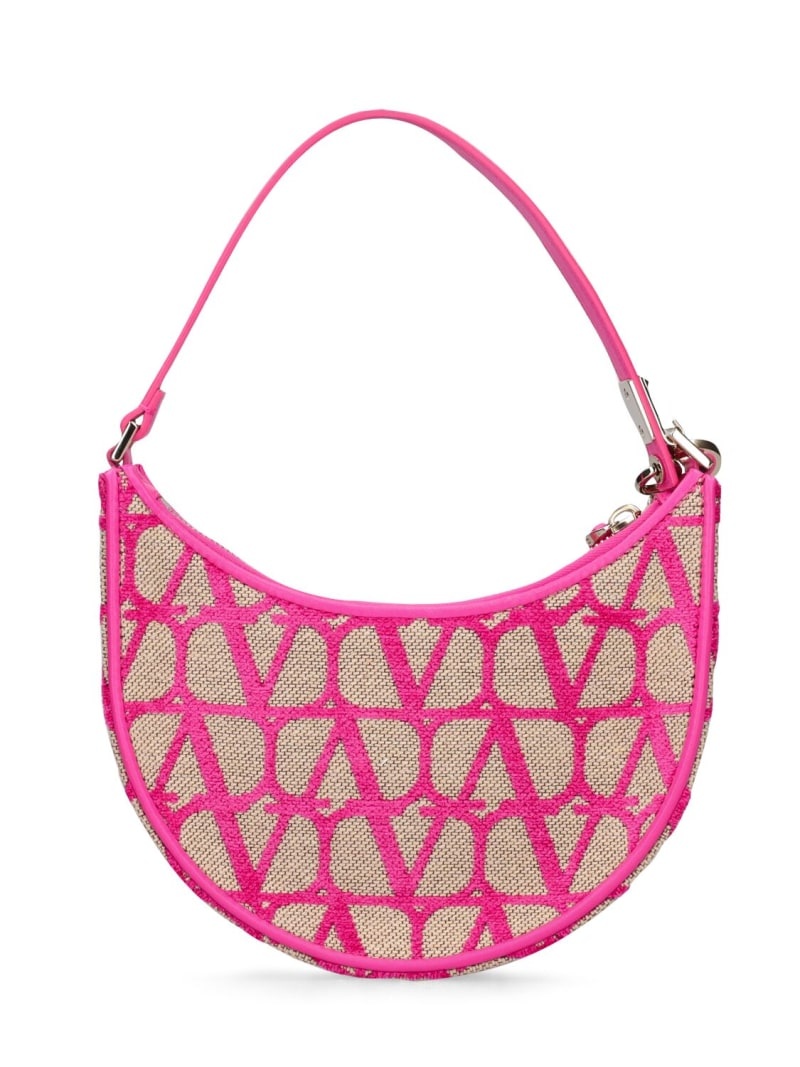 Mini V Logo Signature hobo bag - 4