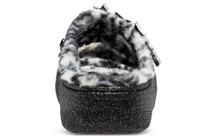 Classic Cozzzy Disco Glitter Sandals 'Black' 208074-0C4 - 6