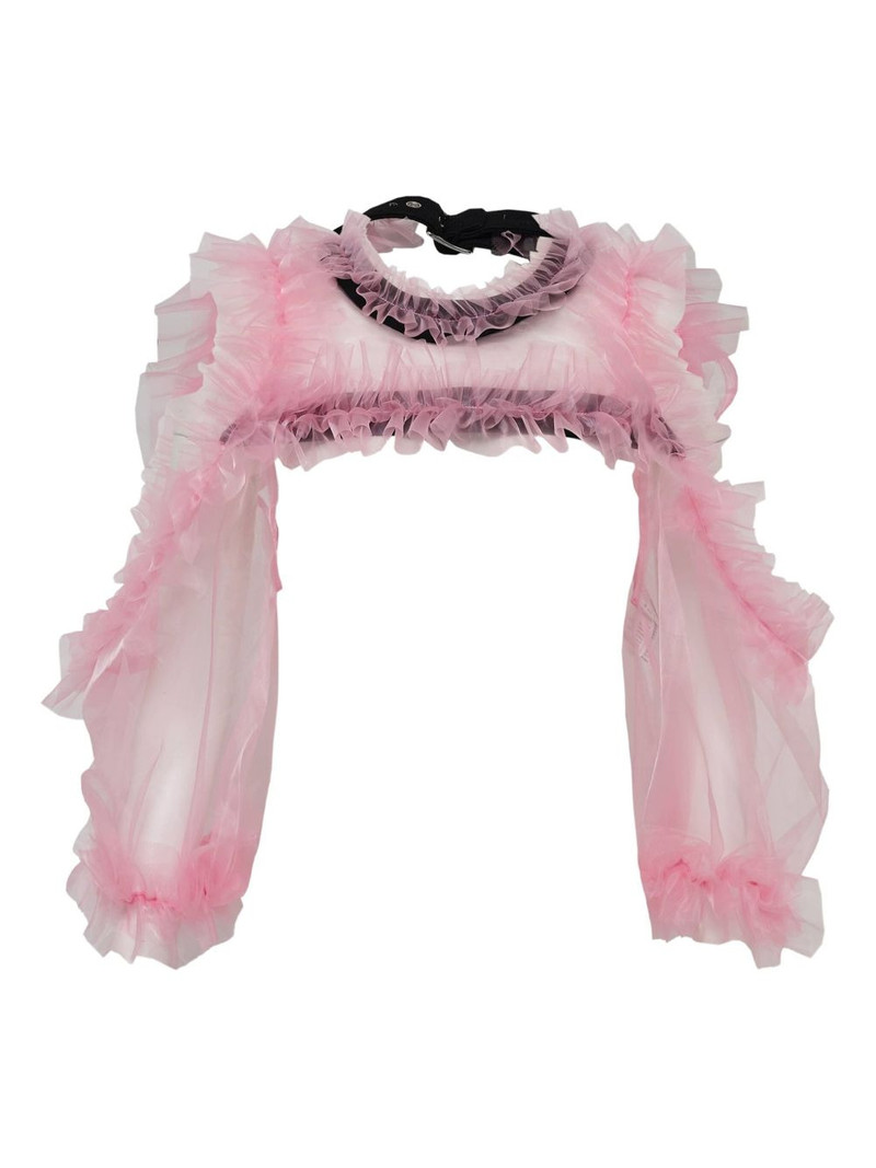 ruffled organdy jacket 1