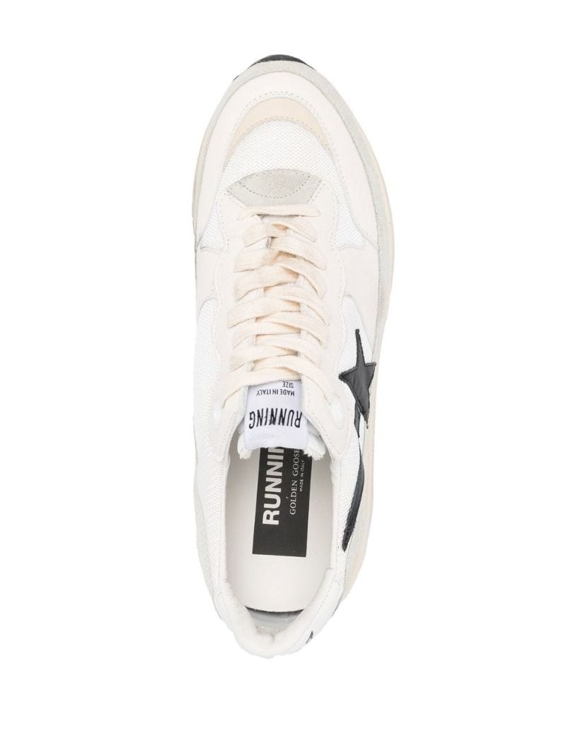 star-patch low-top sneakers - 4