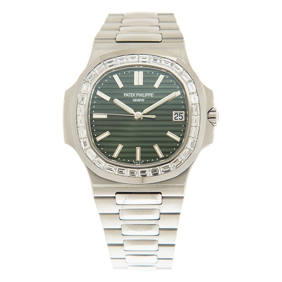 Patek Philippe Nautilus Diamond Green Dial Men's Watch 5711/1300A-001 - 2