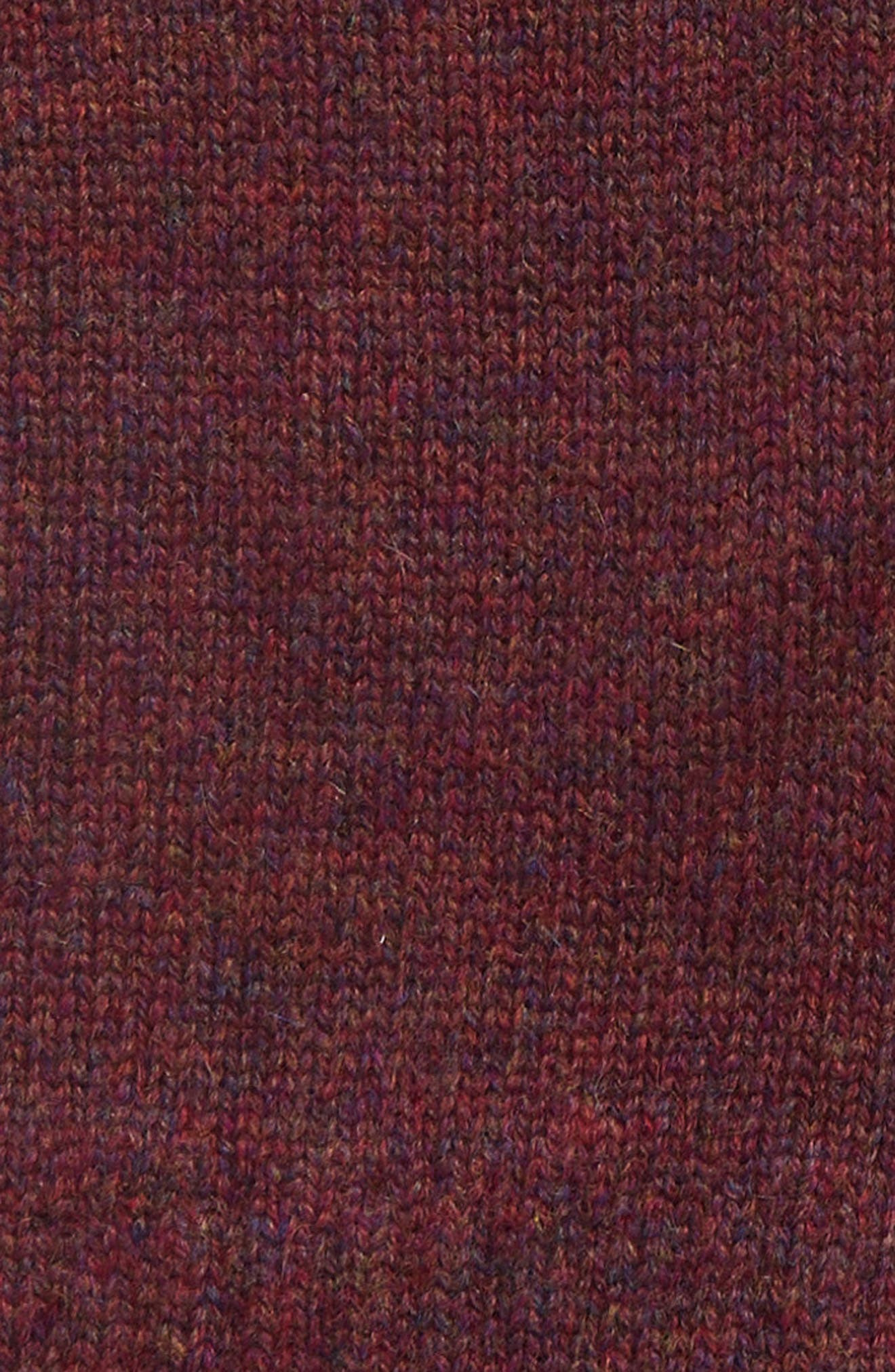 Johnstons of Elgin Fingerless Cashmere Gloves in Damson He7064 at Nordstrom - 2