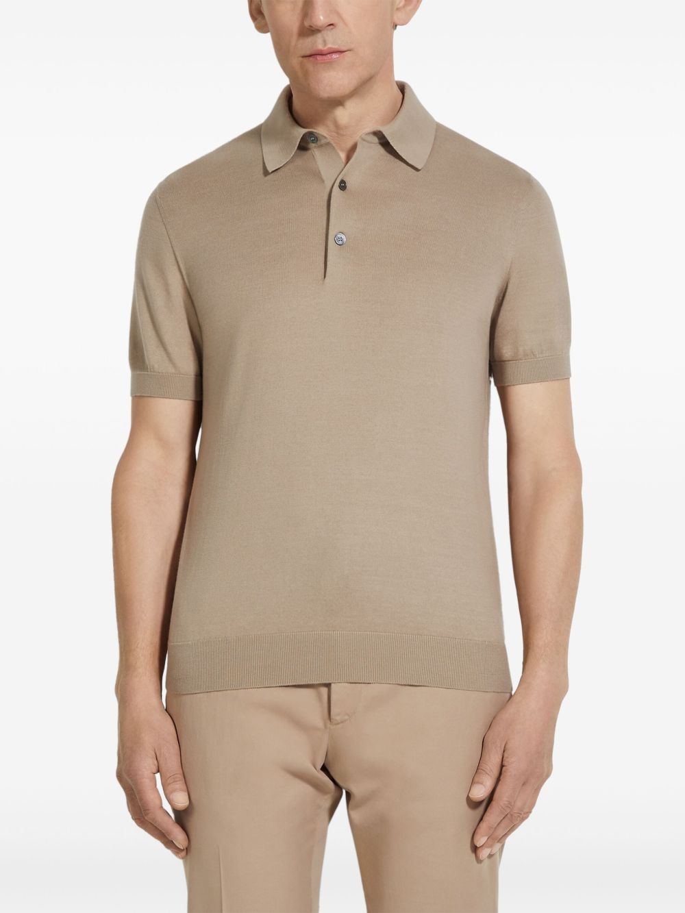cotton polo shirt - 3