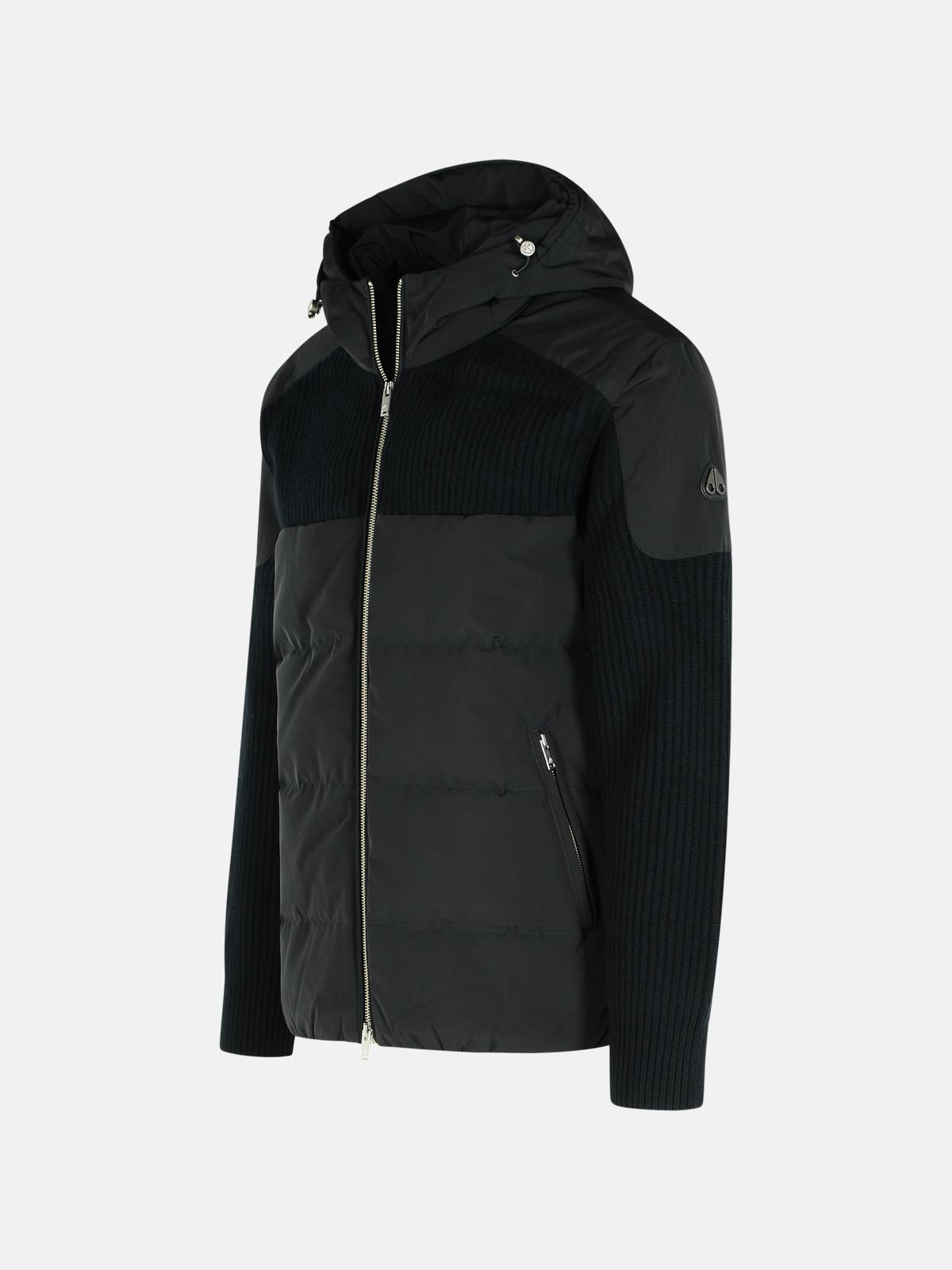 BLACK WOOL JACKET - 2