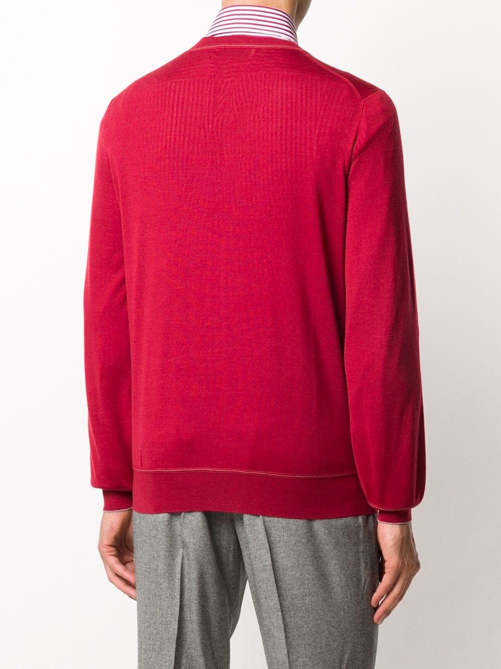 plain crew neck jumper - 4